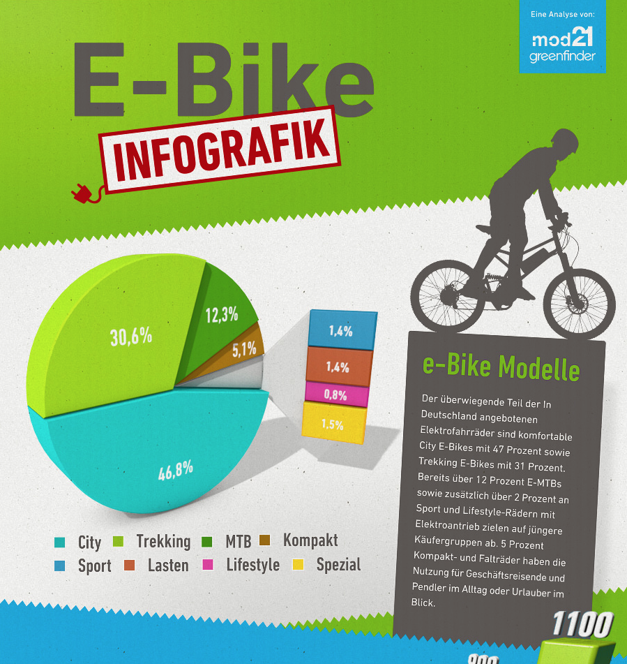 Die komplette Infografik kostenlos auf www.ebike-studie.de
