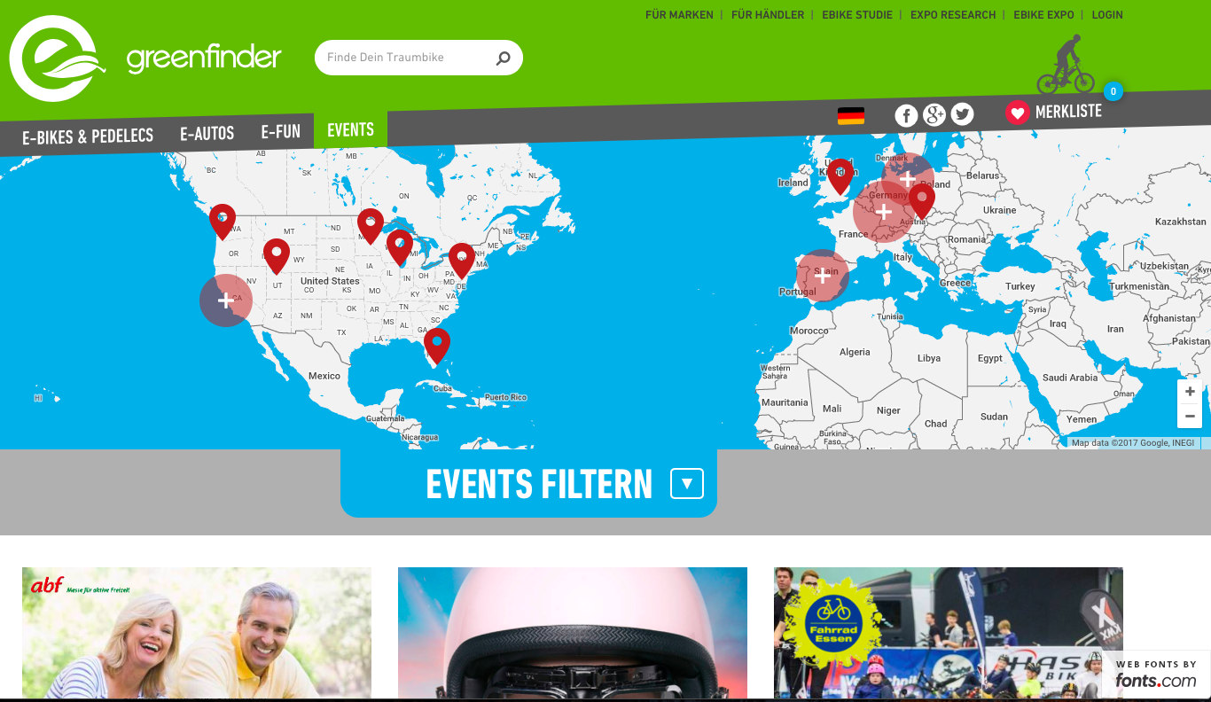 Das neue Messe und Event Portal von Greenfinder